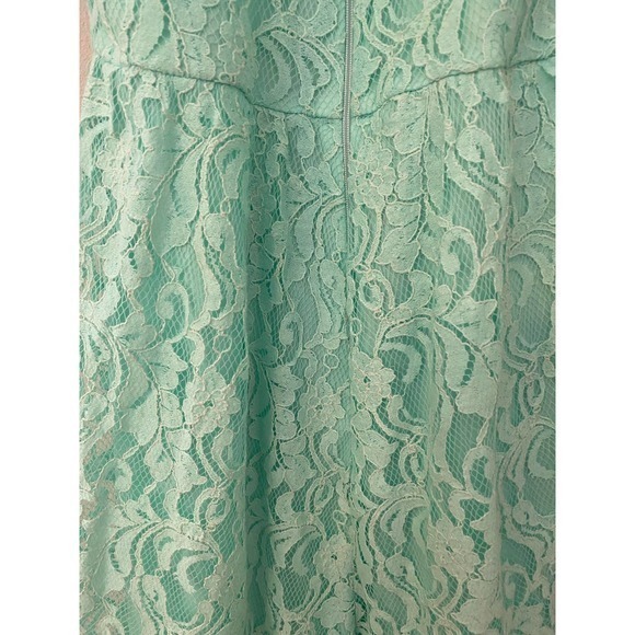 Charlotte Russe Lace Spring Easter Dress A line Open Shoulder S - Picture 4 of 7